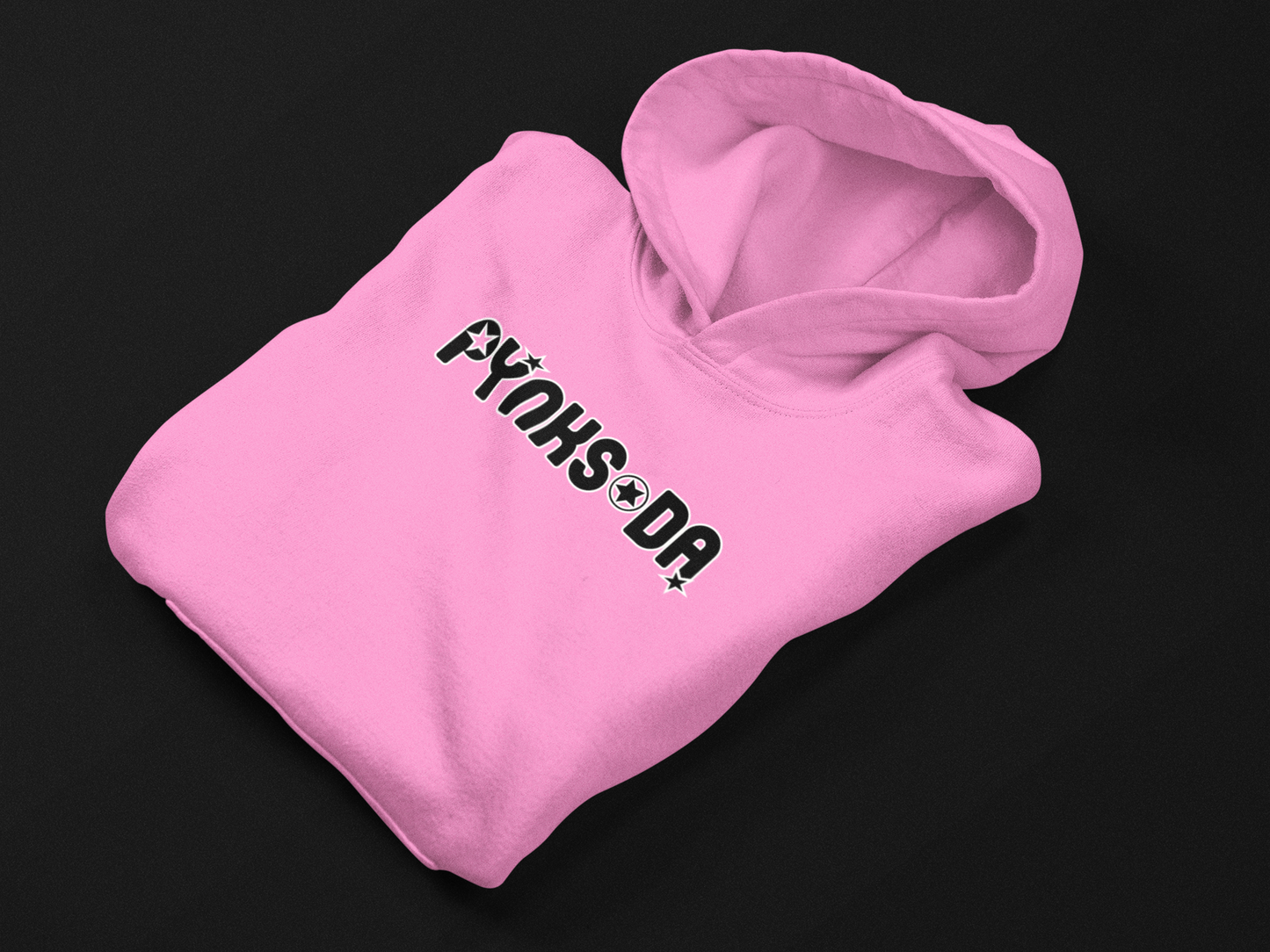 PYNKSODA Hoodie Pynk with Black lettering
