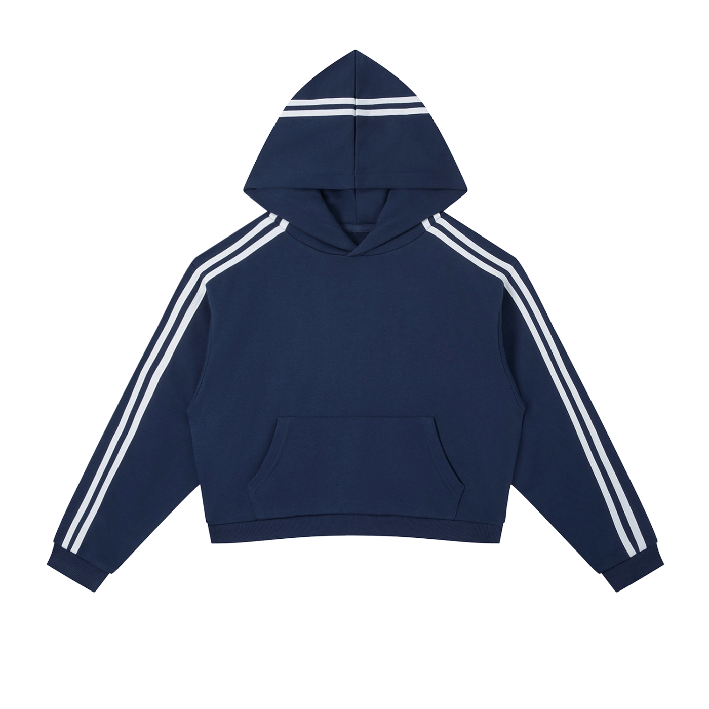 PYNKSODA Side Stripe Cropped Hoodie