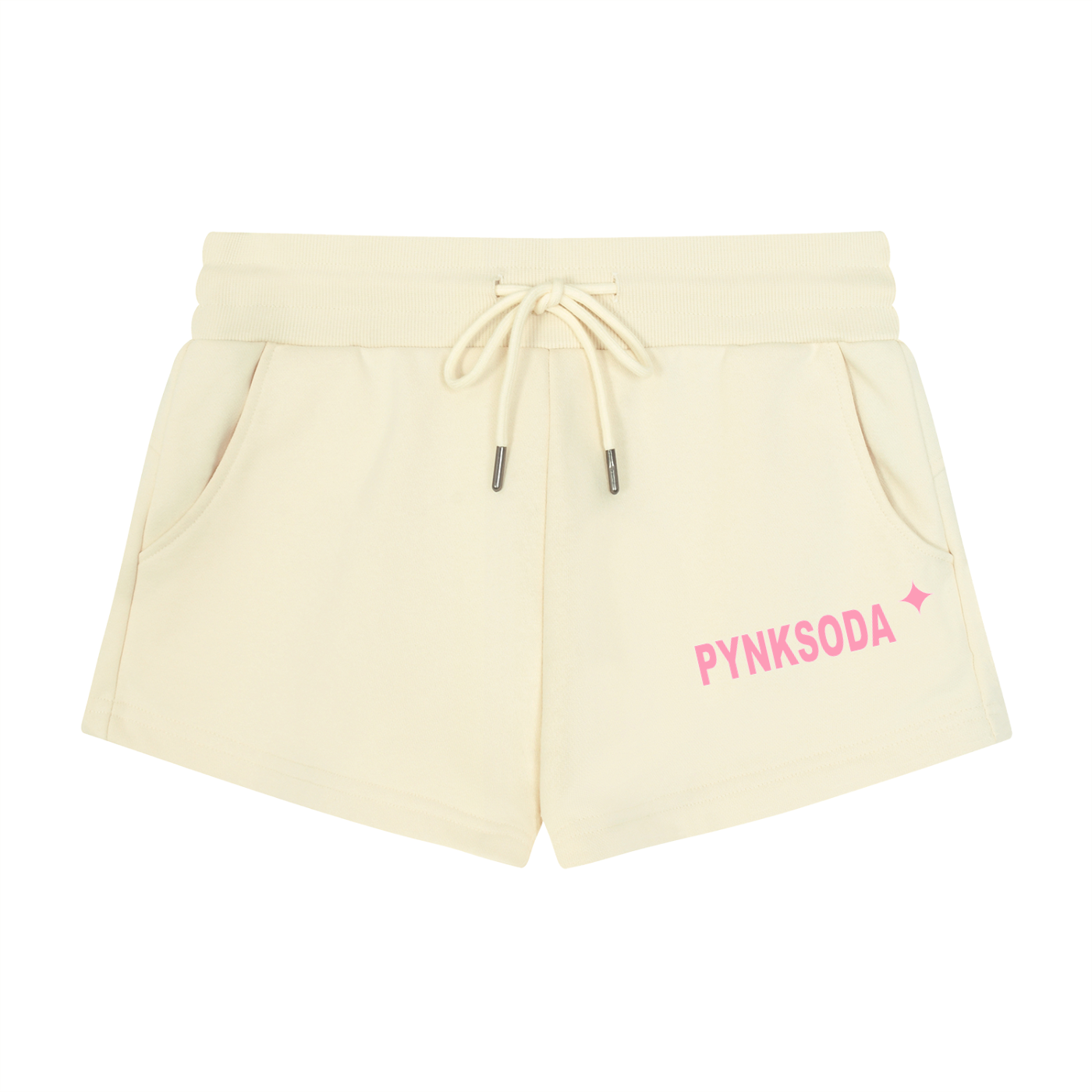 Woman, shorts, drawstring