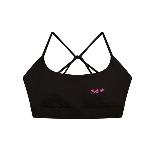 PYNKSODA Criss Cross Yoga Sports Bra