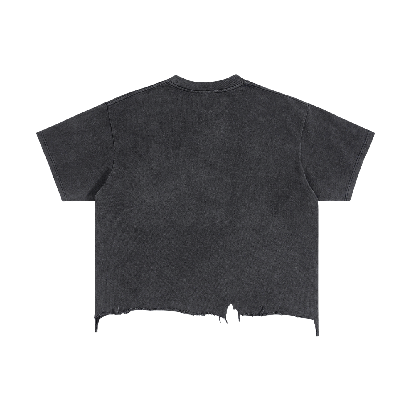 PYNKSODA Vintage Wash Boxy Distressed  T-Shirt