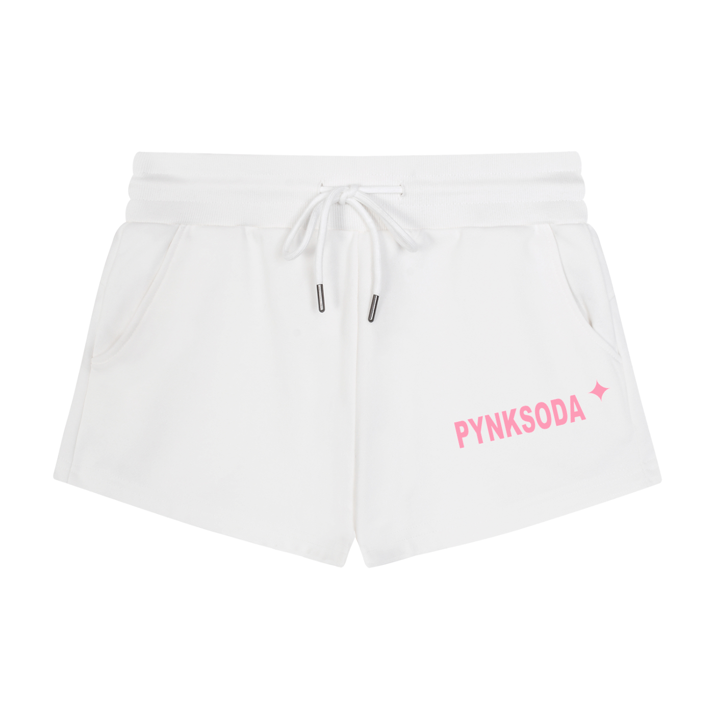 Woman, shorts, drawstring