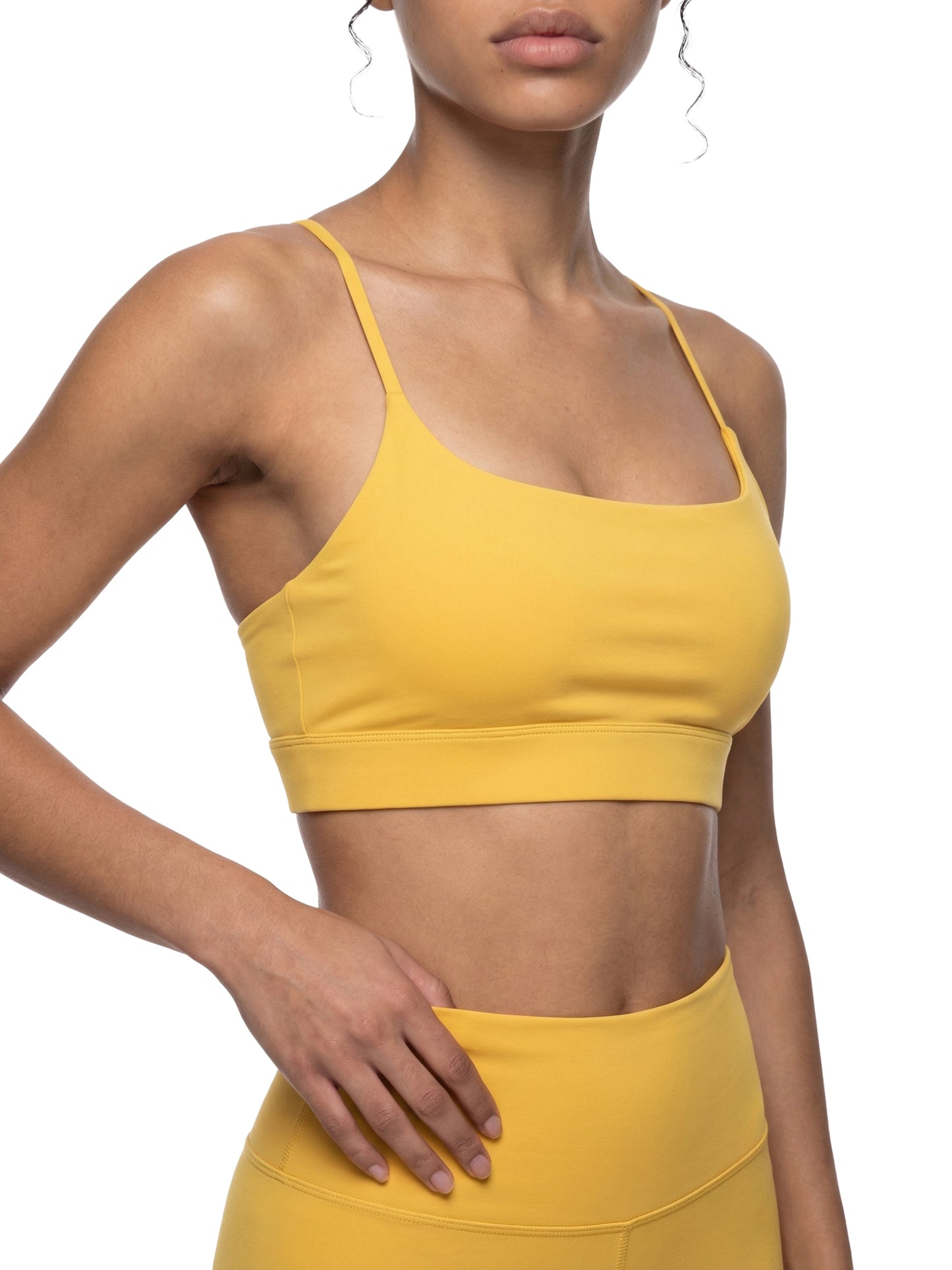 PYNKSODA Criss Cross Yoga Sports Bra