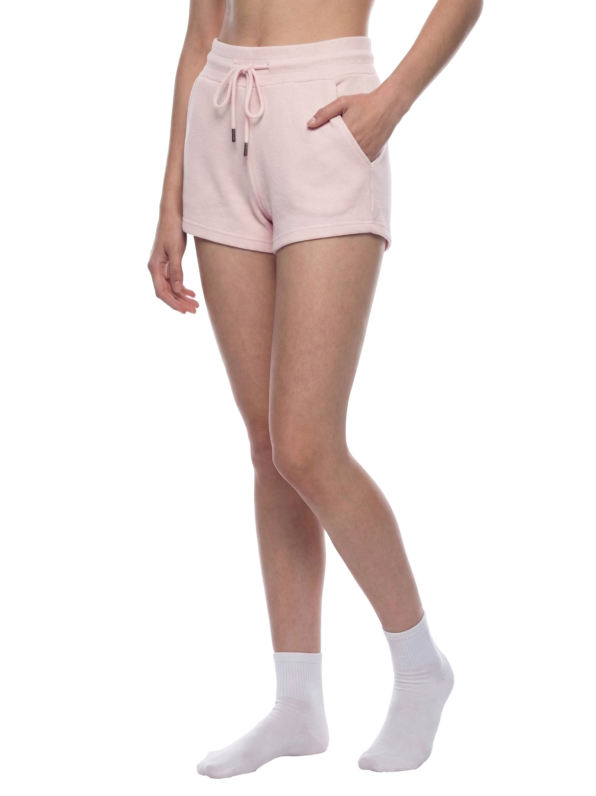 Woman, shorts, drawstring